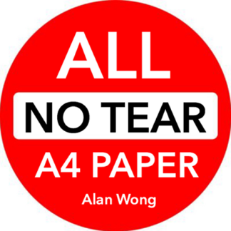 No Tear Pad (Extra Large, 8.5 X 11.5 ") ALL No Tear by Alan Wong - Trick