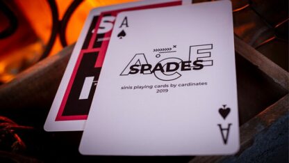 Sinis (Raspberry and Black) Playing Cards by Marc Ventosa - Image 2