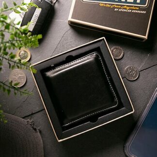 Easy Money Black Wallet (Gimmick and Online Instructions) by Spencer Kennard - Trick
