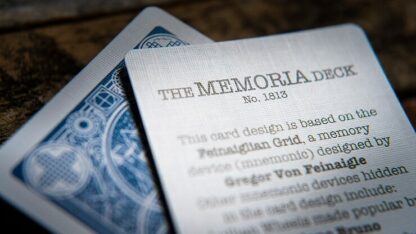 Memoria Deck (Feinaiglian Grid) Playing Cards - Image 2