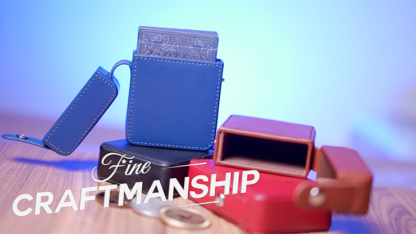 MAZE Leather Card Case (Blue) by Bond Lee - Trick - Image 4