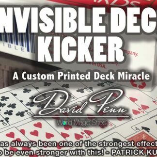 Invisible Deck Kicker (Gimmicks and Online Instructions) by David Penn - Trick