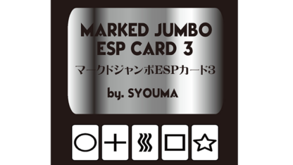 Marked Jumbo ESP Cards (Black) by Tejinaya Magic - Trick