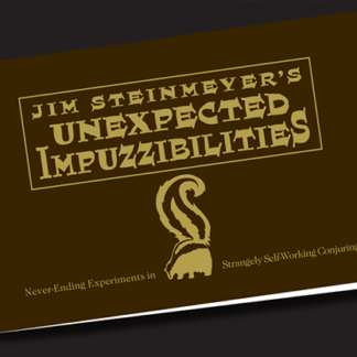 Unexpected  Impuzzibilities by Jim Steinmeyer - Book