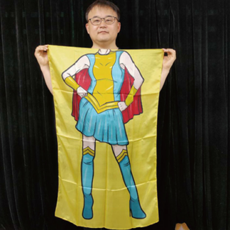 Character Silk (Super Girl) 35 X 43  by JL Magic - Trick