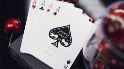 Cherry Casino House Deck Playing Cards True Black (Black Hawk)  by Pure Imagination Projects - Image 4