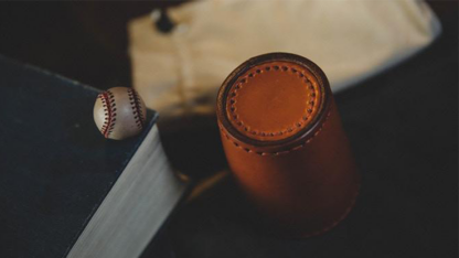 Leather Chop Cup with Balls (Brown) by TCC - Image 2