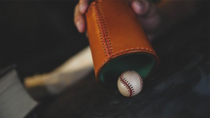 Leather Chop Cup with Balls (Brown) by TCC - Image 3