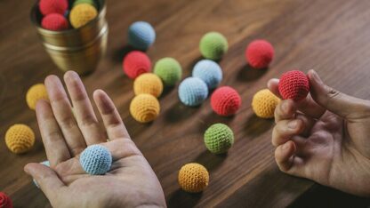 Crochet Ball Set (Blue) by TCC - Image 3