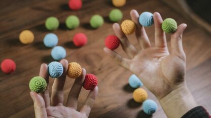 Crochet Ball Set (Blue) by TCC - Image 4
