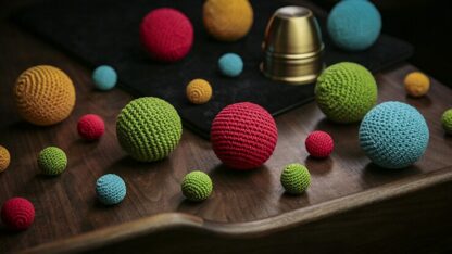 Final Load Crochet Ball (Green) by TCC - Image 2