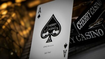Limited Edition Cherry Casino (Monte Carlo Black and Gold) Numbered Seals Playing Cards by Pure Imagination Projects - Image 3