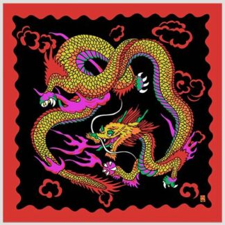 Rice Picture Silk 36" (Imperial Dragon) by Silk King Studios - Trick