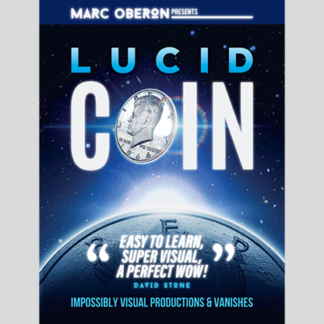 LUCID COIN (Gimmick and Online instructions)by Marc Oberon - Trick