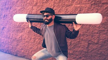 INFLATABLE WAND (6FT.) by Murphy's Magic Supplies - Trick - Image 2
