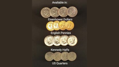 Symphony Coins (US Eisenhower) Gimmicks and Online Instructions by RPR Magic Innovations - Trick - Image 3