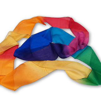 Multicolor Silk Streamer 4 inch by 15 feet from Magic by Gosh - Trick