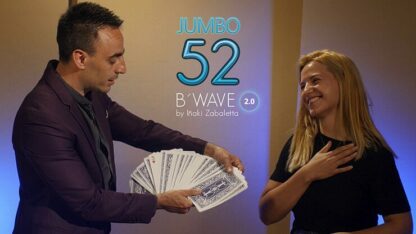 52 B Wave Jumbo 2.0 (Gimmicks and Online Instructions) by Vernet Magic - Trick - Image 2
