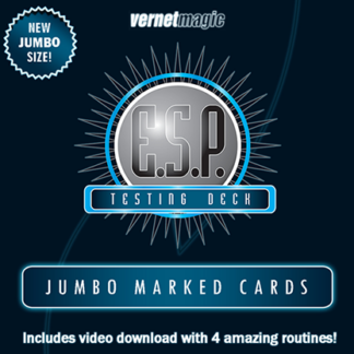 E.S.P. Jumbo Testing Cards (Gimmicks and Online Instructions) by Vernet Magic - Trick