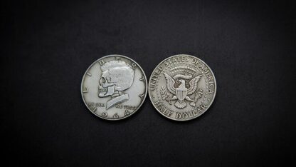 KENNEDY SKULL HEAD COIN by Men Zi  Magic - Image 2