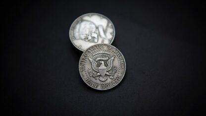 KENNEDY SKULL HEAD COIN by Men Zi  Magic - Image 4