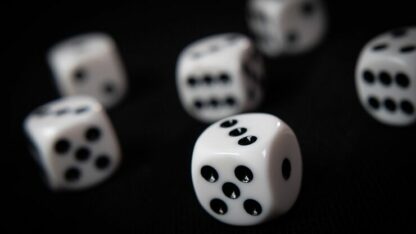NON GIMMICKED DICE 6 PACK/WHITE by Tony Anverdi - Trick - Image 2