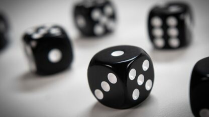 NON GIMMICKED DICE 6 PACK/BLACK by Tony Anverdi - Trick - Image 2