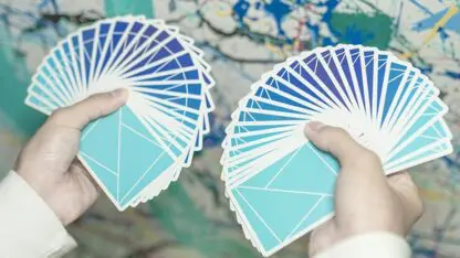 Flexible Gradients Blue Playing Cards by TCC - Image 2