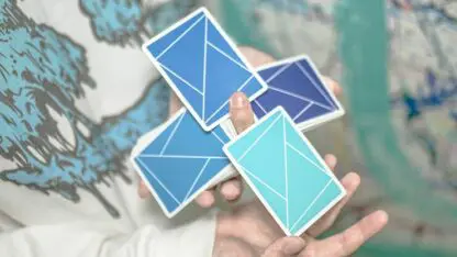 Flexible Gradients Blue Playing Cards by TCC - Image 5