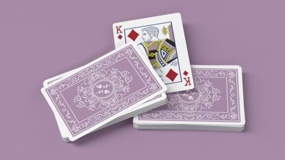 Black Roses Lavender (Marked) Edition Playing Cards - Image 5