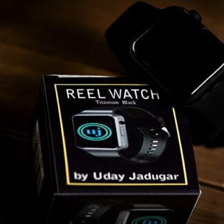 REEL WATCH Titanium Black with black band smart watch (KEVLAR) by Uday Jadugar - Trick