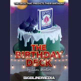 BIGBLINDMEDIA Presents The Birthday Deck (Gimmicks and Online Instructions) by Liam Montier - Trick
