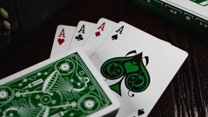 Soundboards V4 Green Edition Playing Cards by Riffle Shuffle - Image 5