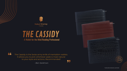 THE CASSIDY WALLET BLACK by Nakul Shenoy - Trick - Image 5