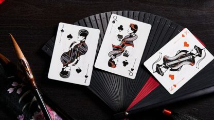 Oriental Memory Black playing Cards - Image 5