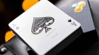 Cherry Casino House Deck (Monte Carlo Black and Gold) Playing Cards by Pure Imagination Projects - Image 6