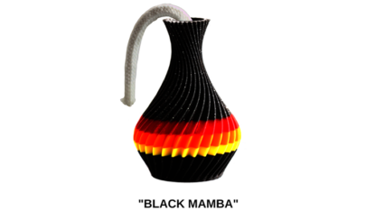 The American Prayer Vase Genie Bottle BLACK MAMBA by Big Guy's Magic- Trick - Image 2
