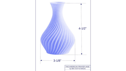 The American Prayer Vase Genie Bottle BLACK MAMBA by Big Guy's Magic- Trick - Image 5