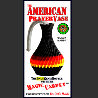 The American Prayer Vase Genie Bottle BLACK MAMBA by Big Guy's Magic- Trick