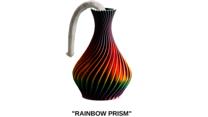 The American Prayer Vase Genie Bottle RAINBOW PRISM by Big Guy's Magic- Trick - Image 2