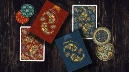 Paisley Poker Blue Playing Cards by by Dutch Card House Company - Image 5