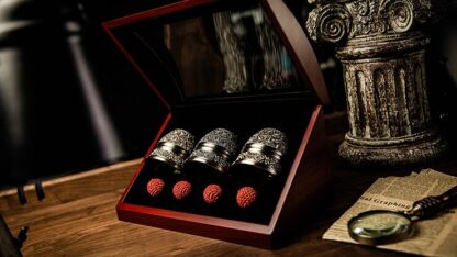 Artisan Engraved Cups and Balls in Display Box by TCC - Trick - Image 2