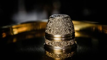 Artisan Engraved Cups and Balls in Display Box by TCC - Trick - Image 3
