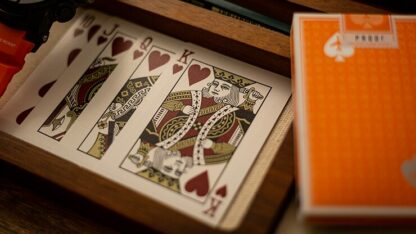 Lounge Edition in Hangar (Orange) with Limited Back by Jetsetter Playing Cards - Image 5