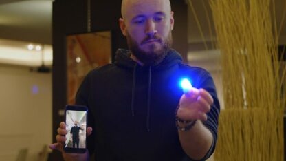 Pro Light 3.0 Blue Single (Gimmicks and Online Instructions) by Marc Antoine - Trick - Image 6