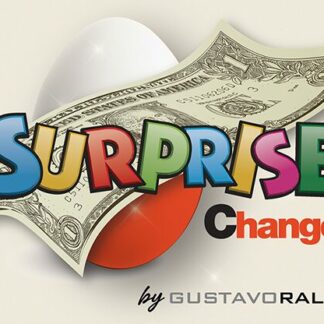 Surprise Change (Gimmicks and Online Instructions) by Gustavo Raley - Trick