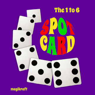 1 TO 6 SPOT CARD by Martin Lewis - Trick