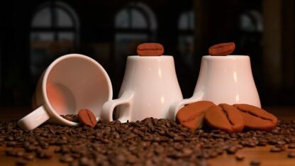 VULPINE Creations - Amazing Coffee Cups and Beans (Gimmicks and Online Instructions) by Adam Wilber - Trick - Image 2