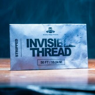 Invisible Thread Stripped (50 Feet) by Murphys Magic Supplies - Trick