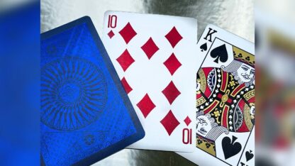 Tally Ho Blue (Circle) MetalLuxe Playing Cards by US Playing Cards - Image 3